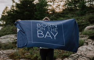 Born on the Bay Microfiber Beach Towel