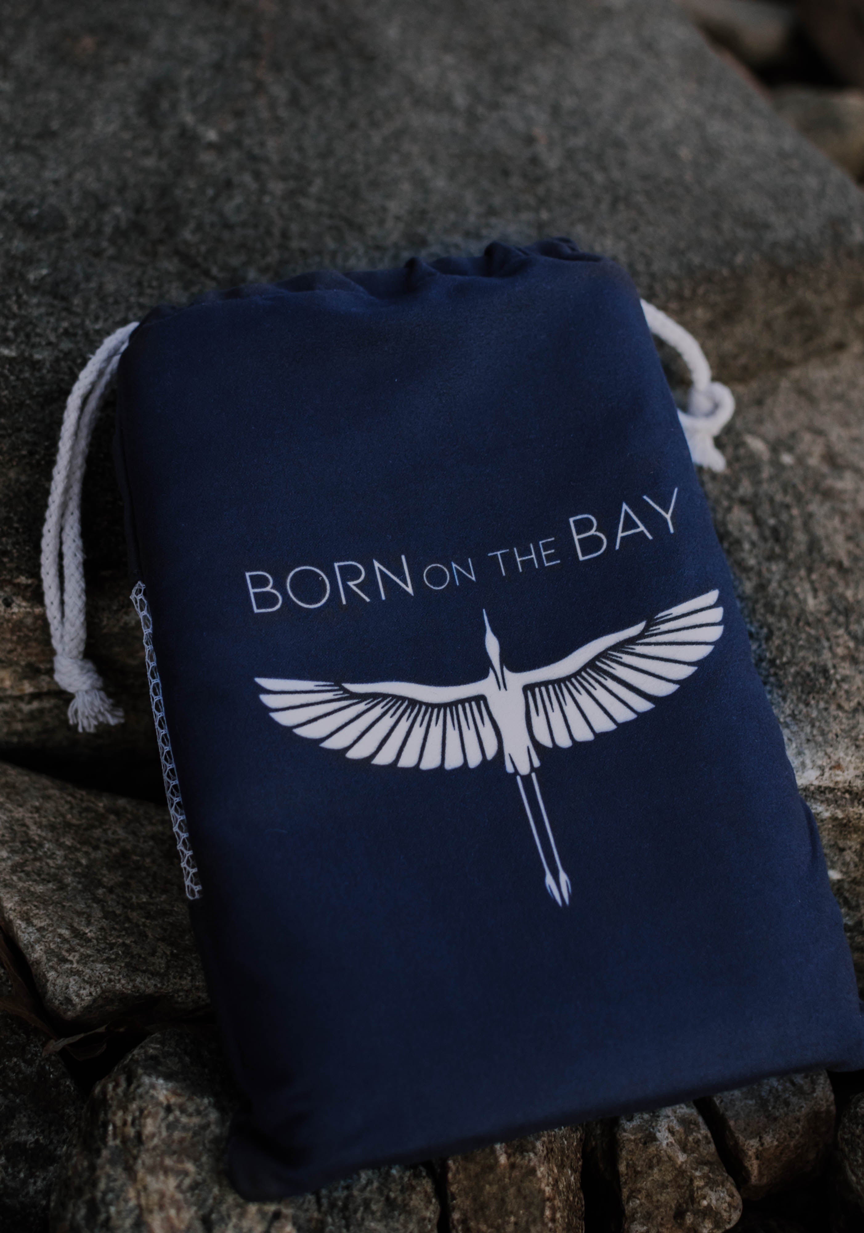 Born on the Bay Microfiber Beach Towel